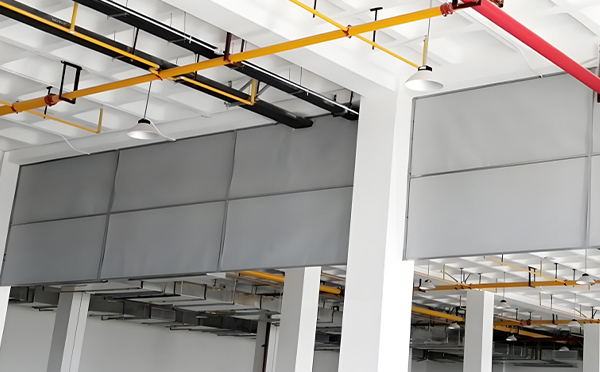 商场防烟分区常闭节点:三原挡烟垂壁高度与控制器接线图解 商场防烟分区常闭节点:三原挡烟垂壁高度与控制器接线图解